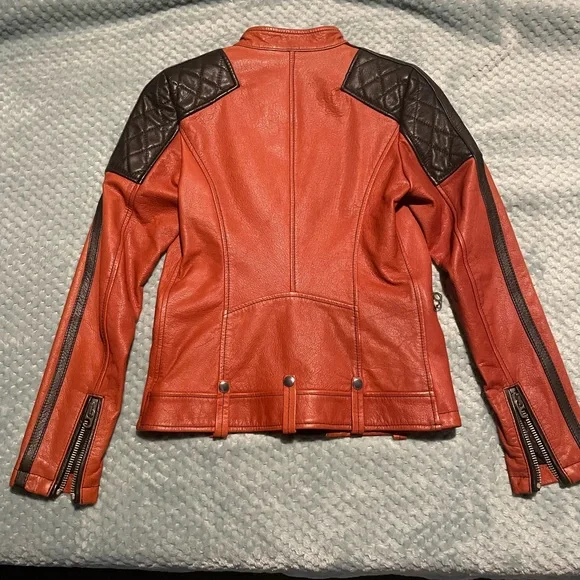 Replay biker leather jacket. NWT - Picture 8 of 12